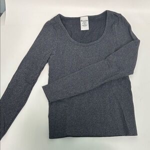 No Boundaries Dark Gray Long Sleeve Top